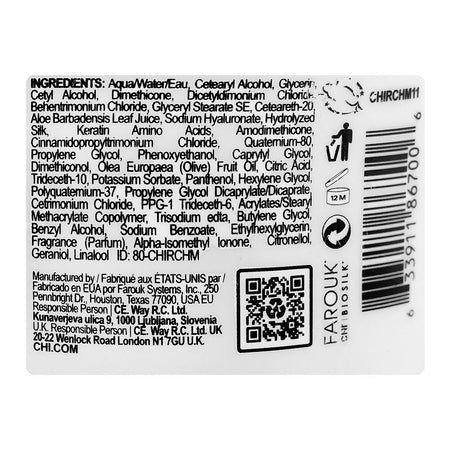 CHI 90% Natural Recovery Care Moisturizing Mask, Silicone & Paraben Free, For Damages Hair, 325ml - Image 4