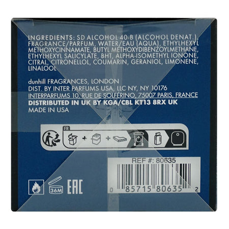 Dunhill Icon Racing Blue For Men, Eau De Parfum, 100ml - Image 3