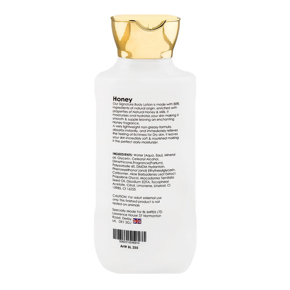Body Luxuries Honey Body Lotion, Bl-255, 230ml - Image 2