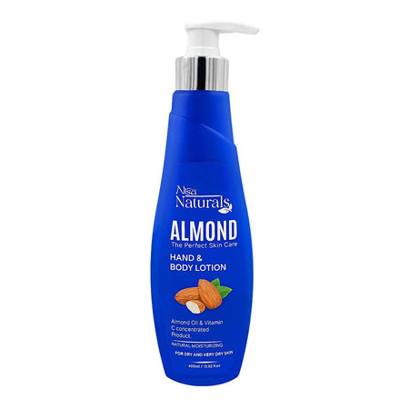 Nisa Naturals Almond Hand & Body Lotion, For Dry Skin, 400ml - Main Image