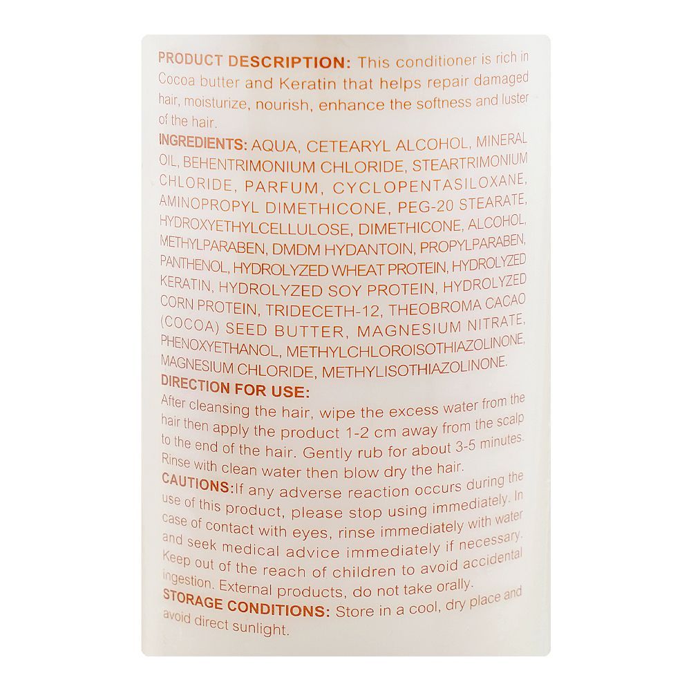 Bremod Keratin Complex Treatment Conditioner, For Damaged Hair, 400ml - Image 3