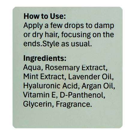 Hair Energy Rosemary & Mint Lavender Hair Serum, For Shiny & Manageable Hair, 30ml - Image 6