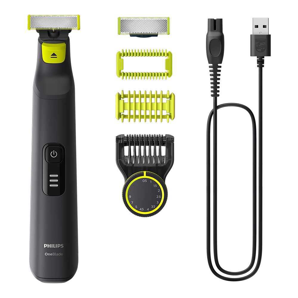 Philips One Blade Pro Face + Body Kit, Waterproof, 5.4W, 100-240 V, 90 Minutes Run Time, QP6542/10 - Main Image