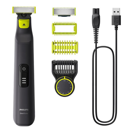 Philips One Blade Pro Face + Body Kit, Waterproof, 5.4W, 100-240 V, 90 Minutes Run Time, QP6542/10 - Main Image