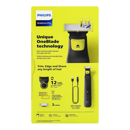 Philips One Blade Pro Face + Body Kit, Waterproof, 5.4W, 100-240 V, 90 Minutes Run Time, QP6542/10 - Image 5