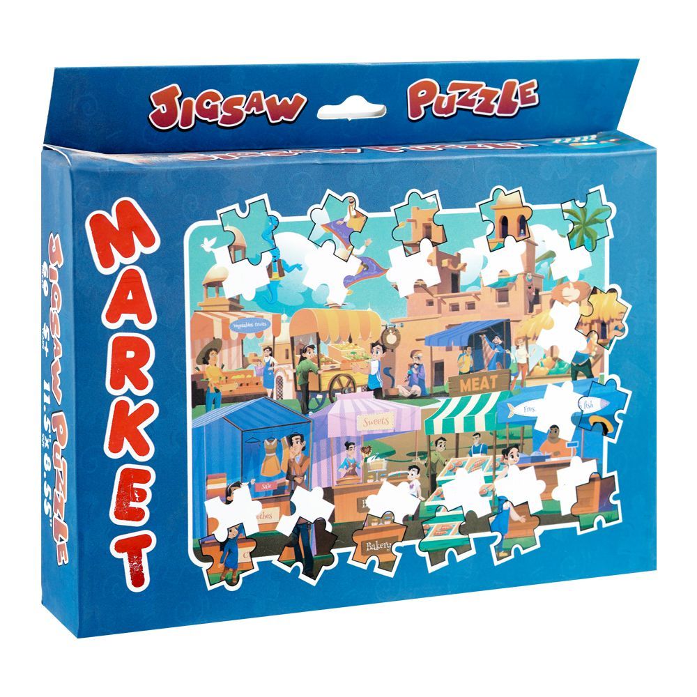 Paramount Books Jigsaw Puzzle Market Book - Main Image