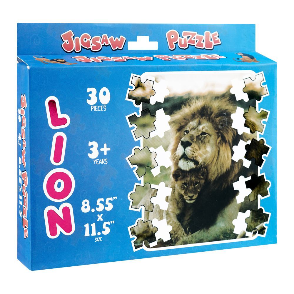 Paramount Books Jigsaw Puzzle Lion Age 3+ 30 Pieces Book - Main Image