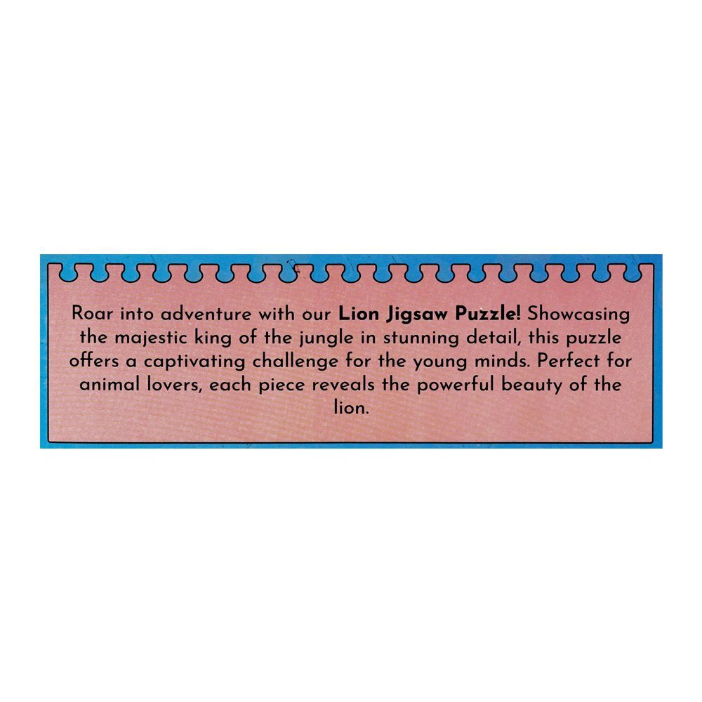 Paramount Books Jigsaw Puzzle Lion Age 3+ 30 Pieces Book - Image 3