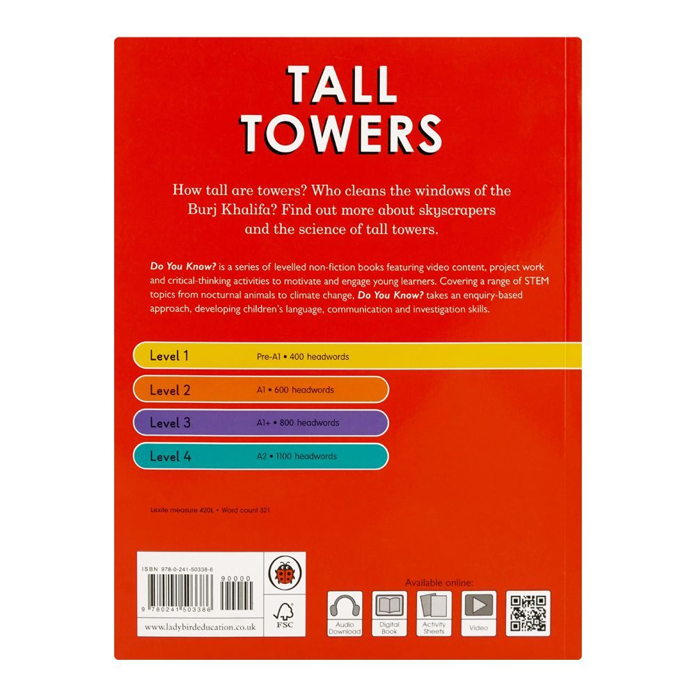 Ladybirds Books Do You Know Level 1 Tall Towers Pb Book - Image 2