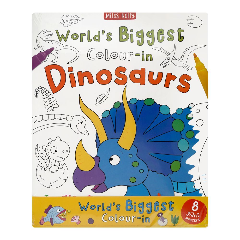Miles Kelly World'S Biggest Colour-In Animals Giant Posters Animal, 8-Pack - Main Image