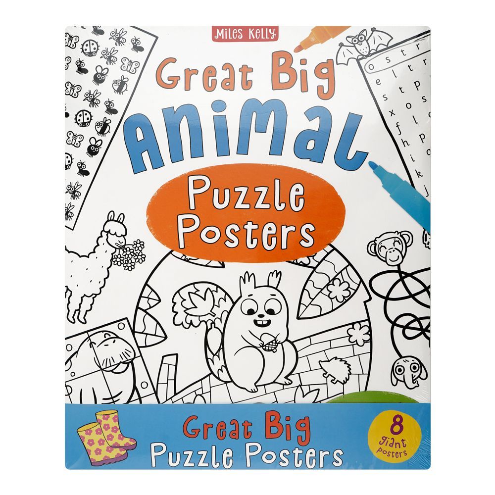 My Great Big Animal Activities Puzzle Posters, 8-Pack - Main Image