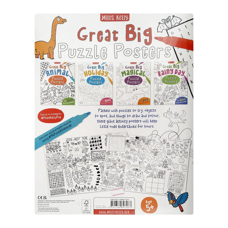 My Great Big Animal Activities Puzzle Posters, 8-Pack - Image 2