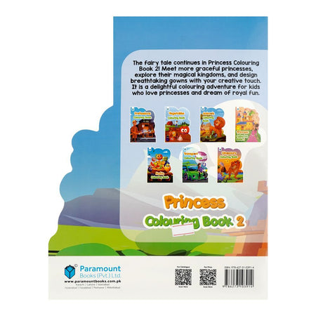 Paramount Books Princess Colouring Book 2, Diy-Cut Book - Image 2
