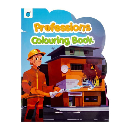 Paramount Books Professions Colouring Book, Diy-Cut Book - Main Image