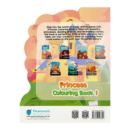 Paramount Books Princess Colouring Book 1, Diy-Cut Book - Image 2