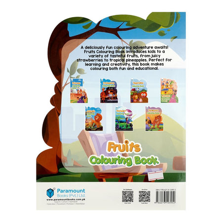 Paramount Books Fruits Colouring Book, Diy-Cut Book - Image 2