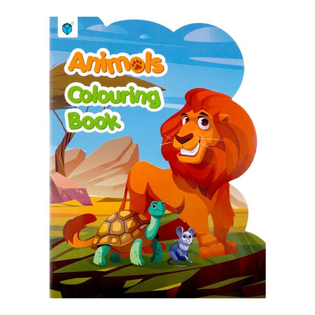 Paramount Books Animals Colouring Book, Diy-Cut Book - Main Image