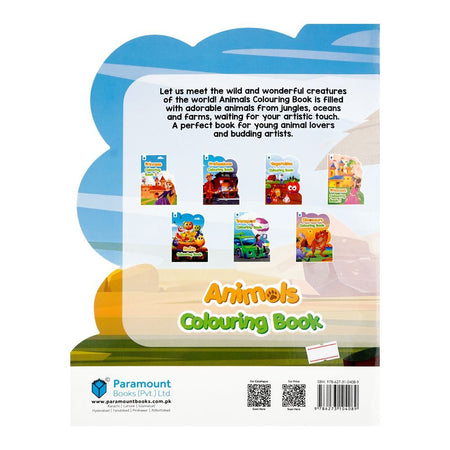 Paramount Books Animals Colouring Book, Diy-Cut Book - Image 2