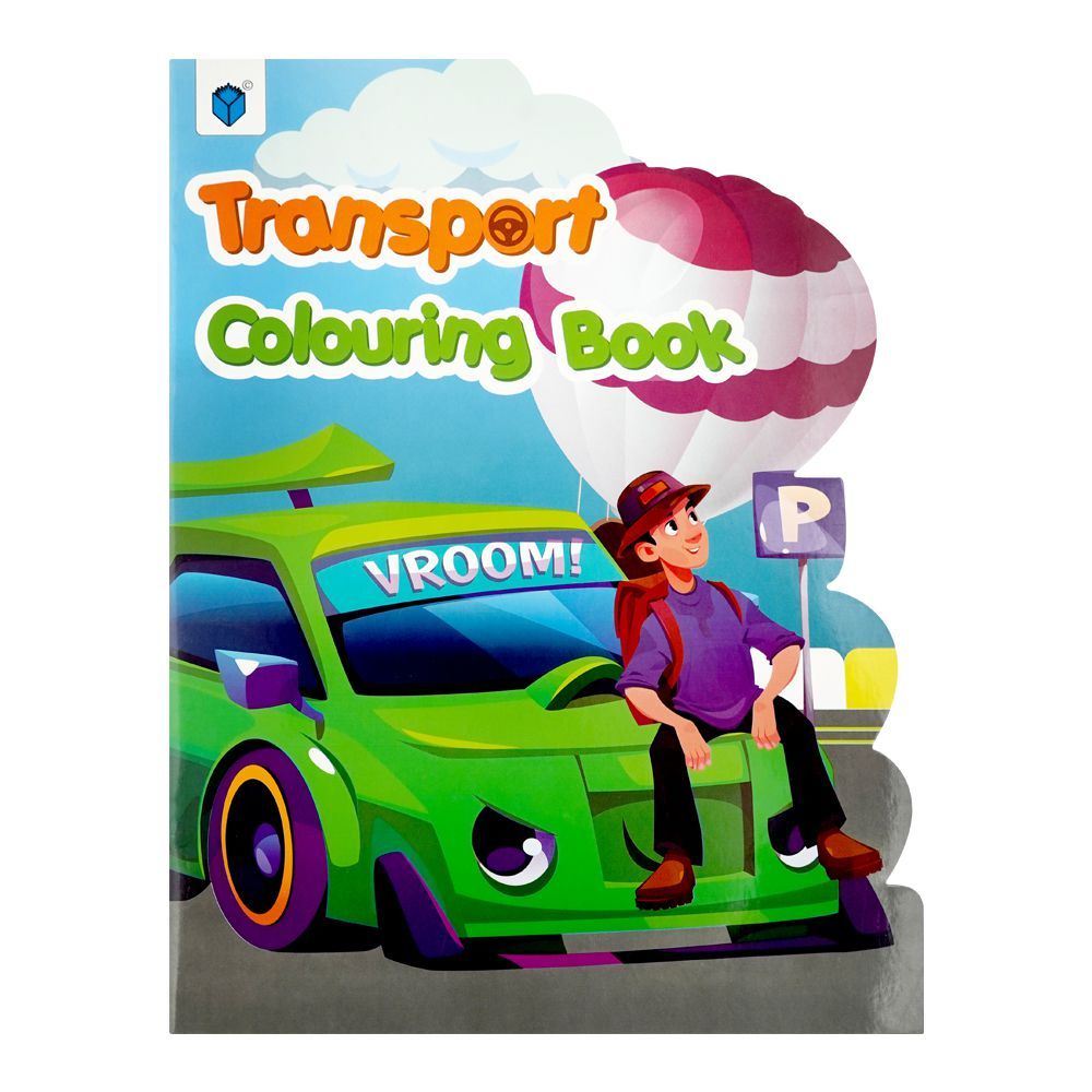 Paramount Books Transport Colouring Book, Diy-Cut Book - Main Image