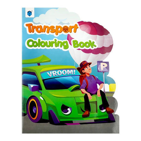 Paramount Books Transport Colouring Book, Diy-Cut Book - Main Image