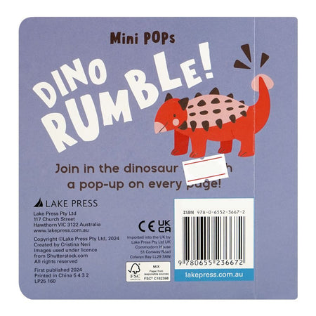 Lake Press Mini Pops Dino Rumble Book - Image 2