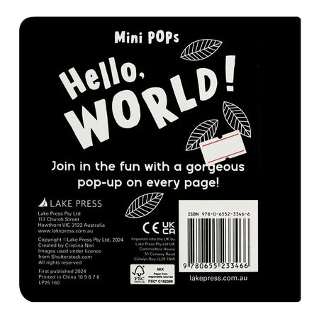 Lake Press Mini Pops Hellow World Book - Image 2