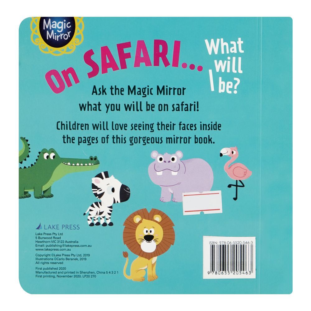 Lake Press Magic Mirror On Safari What Will I Be Book - Image 2