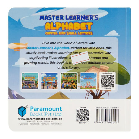 Paramount Books Master Learner's Alphabet Capital & Small Letters Book - Image 2