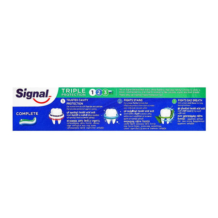 Signal Triple Protection 123 Complete Toothpaste, 120g - Image 3