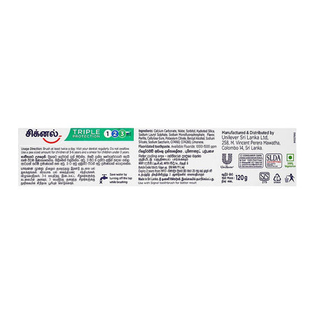Signal Triple Protection 123 Complete Toothpaste, 120g - Image 4