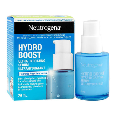 Neutrogena Hydro Boost Ultra Hydrating Serum, Fragrance, Paraben & Phthalate Free, For Dry & Sensitive Skin, 29ml - Main Image