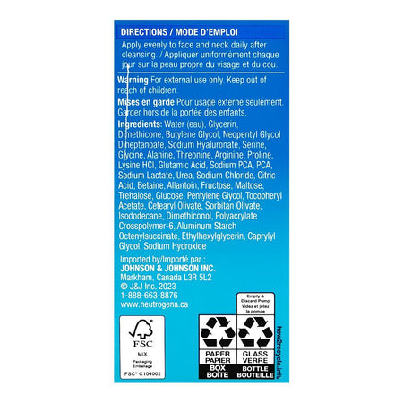 Neutrogena Hydro Boost Ultra Hydrating Serum, Fragrance, Paraben & Phthalate Free, For Dry & Sensitive Skin, 29ml - Image 4