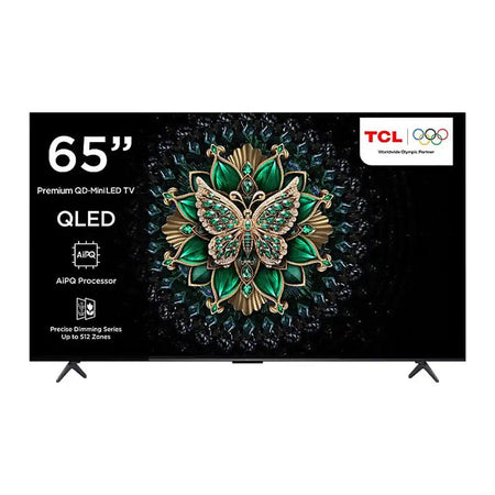 TCL 65 Inches QD-Mini LED Google Smart TV With AiPQ Pro Processor, Matte HVA Panel, 3840 x 2160 Pixels, 144Hz Refresh Rate, 65C6K - Main Image