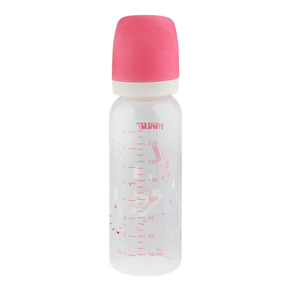 Farlin Grow With Colors PP Standard Neck Feeding Bottle, For 3 Months+ BPA Free, 240ml, Pink, AB-41023-P - Image 2