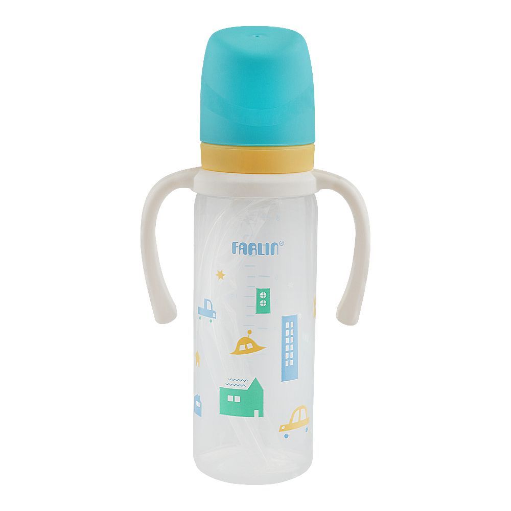 Farlin Grow With Colors PP Standard Neck Drinking Cup, For 6 Months+ BPA Free, 240ml, Blue, AB-14101-B - Main Image