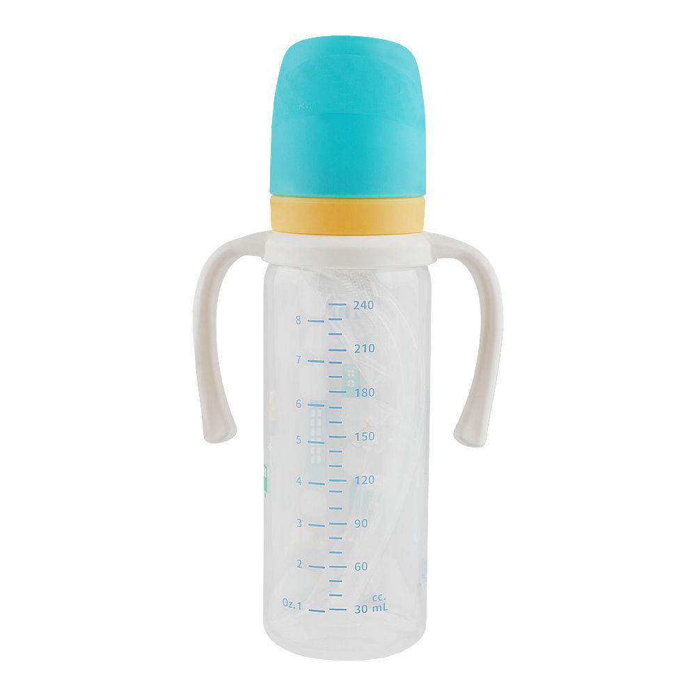 Farlin Grow With Colors PP Standard Neck Drinking Cup, For 6 Months+ BPA Free, 240ml, Blue, AB-14101-B - Image 2