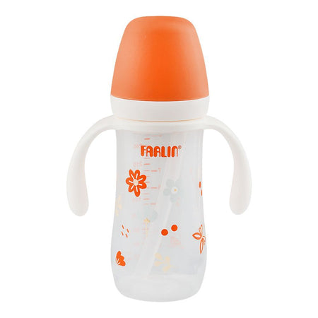 Farlin Grow With Colors PP Wide Neck Drinking Cup, For 6 Months+ BPA Free, 270ml, Orange, AB-14201-E - Main Image