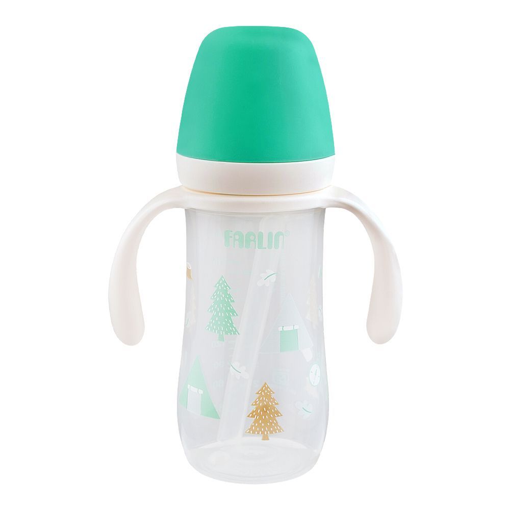 Farlin Grow With Colors PP Wide Neck Drinking Cup, For 6 Months+ BPA Free, 270ml, Green, AB-14201-G - Main Image