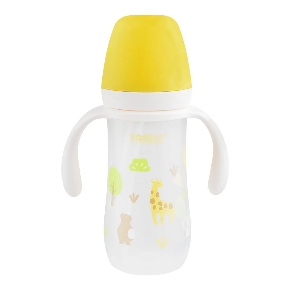 Farlin Grow With Colors PP Wide Neck Drinking Cup, For 6 Months+ BPA Free, 270ml, Yellow, AB-14201-Y - Main Image