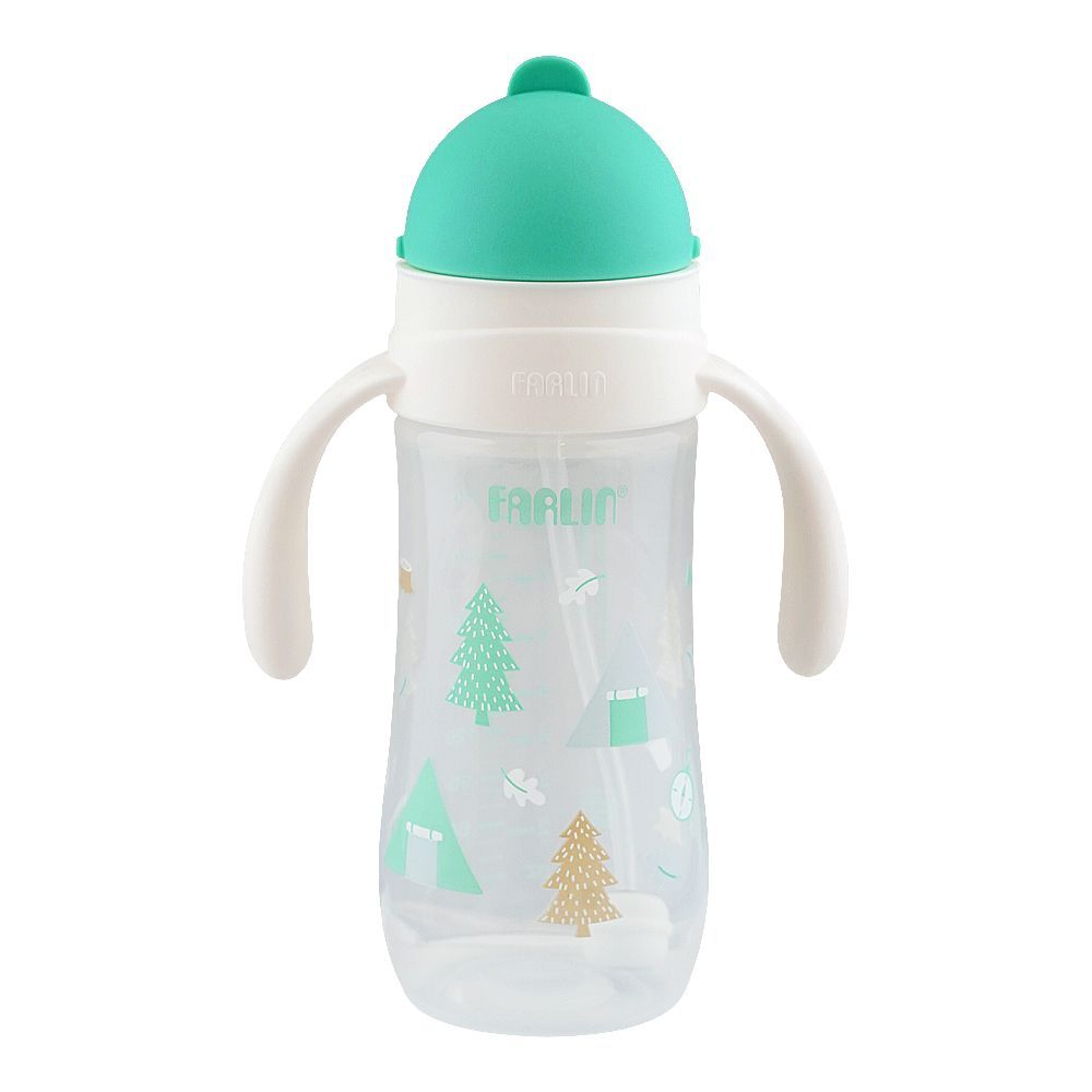 Farlin Grow With Colors PP Wide Neck Drinking Cup, For 6 Months+ BPA Free, 270ml, Green, AB-14202-G - Main Image