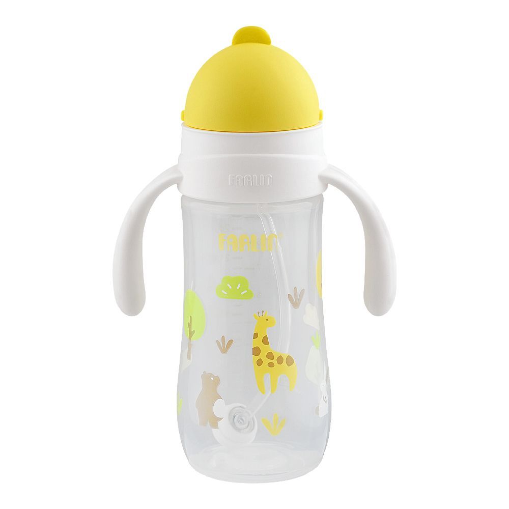 Farlin Grow With Colors PP Wide Neck Drinking Cup, For 6 Months+ BPA Free, 270ml, Yellow, AB-14202-Y - Main Image
