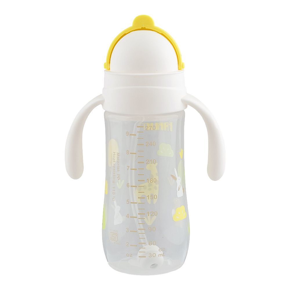 Farlin Grow With Colors PP Wide Neck Drinking Cup, For 6 Months+ BPA Free, 270ml, Yellow, AB-14202-Y - Image 2