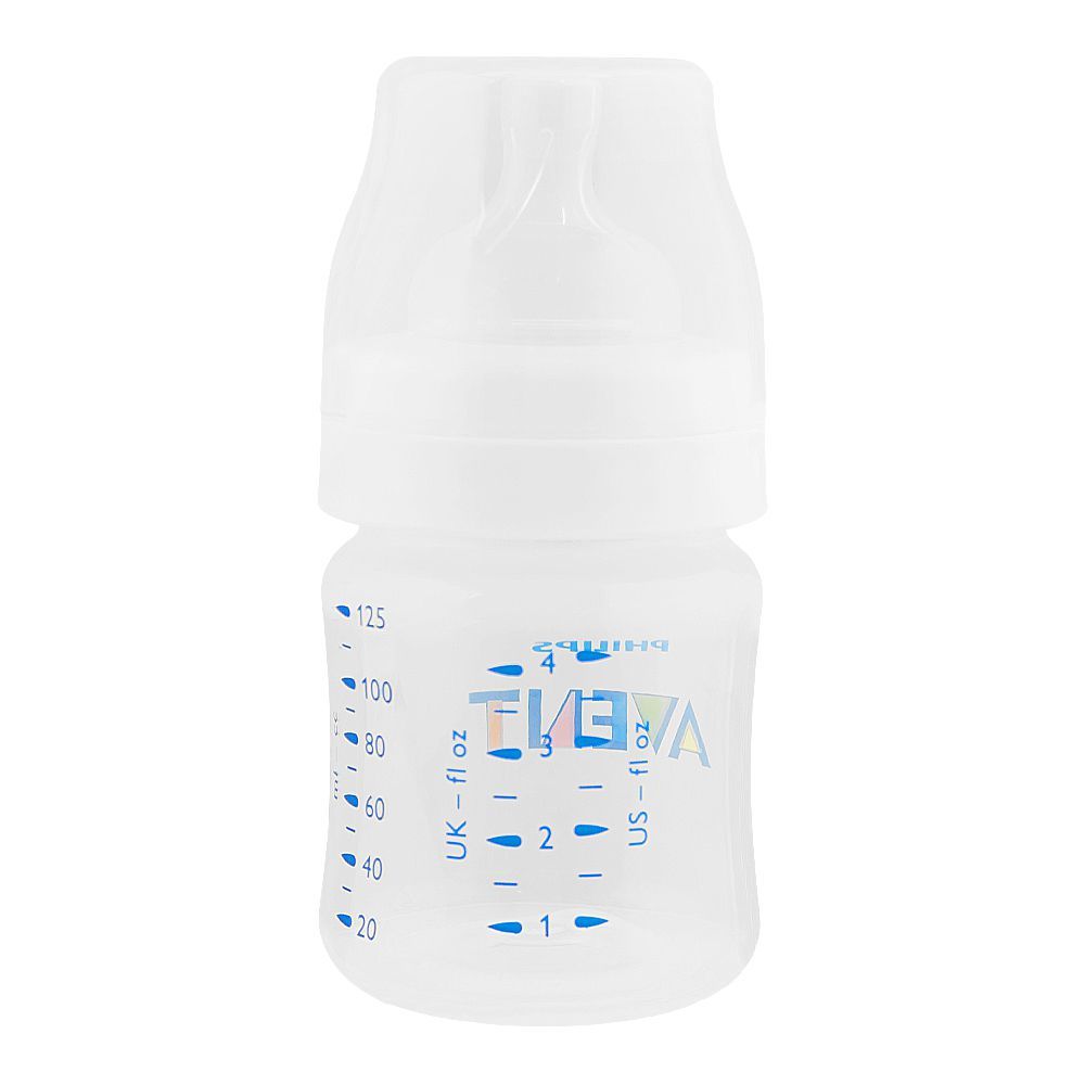 Avent Anti-Colic Feeding Bottle, For 0 Month+ BPA Free, 125ml, SCY100/01 - Main Image