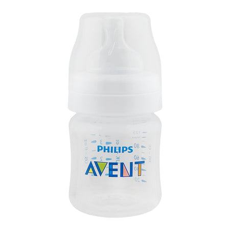 Avent Anti-Colic Feeding Bottle, For 0 Month+ BPA Free, 125ml, SCY100/01 - Image 2