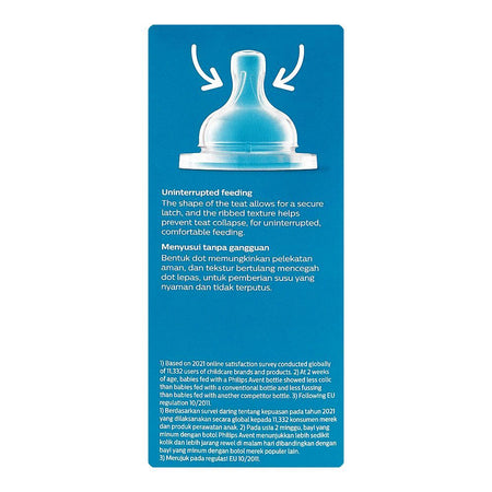 Avent Anti-Colic Feeding Bottle, For 1 Month+ BPA Free, 260ml, SCY103/01 - Image 4
