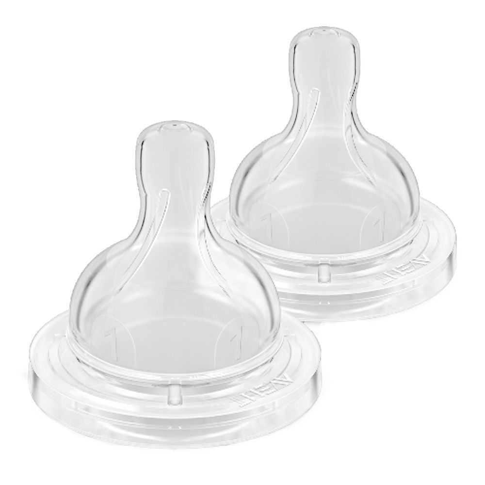 Avent Silicone Anti-Colic Teat, For 0 Month+ BPA Free, SCY761/02, 2-Pack - Main Image