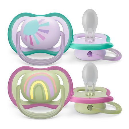 Avent Ultra Air Soothers, For 0 To 6 Months, BPA Free, SCF085/59, 2-Pack - Main Image