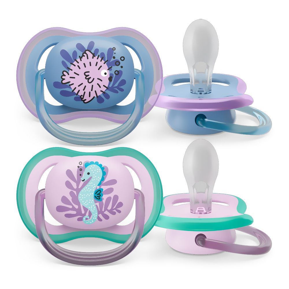 Avent Ultra Air Soothers, For 6 To 18 Months, BPA Free, SCF085/61, 2-Pack - Main Image