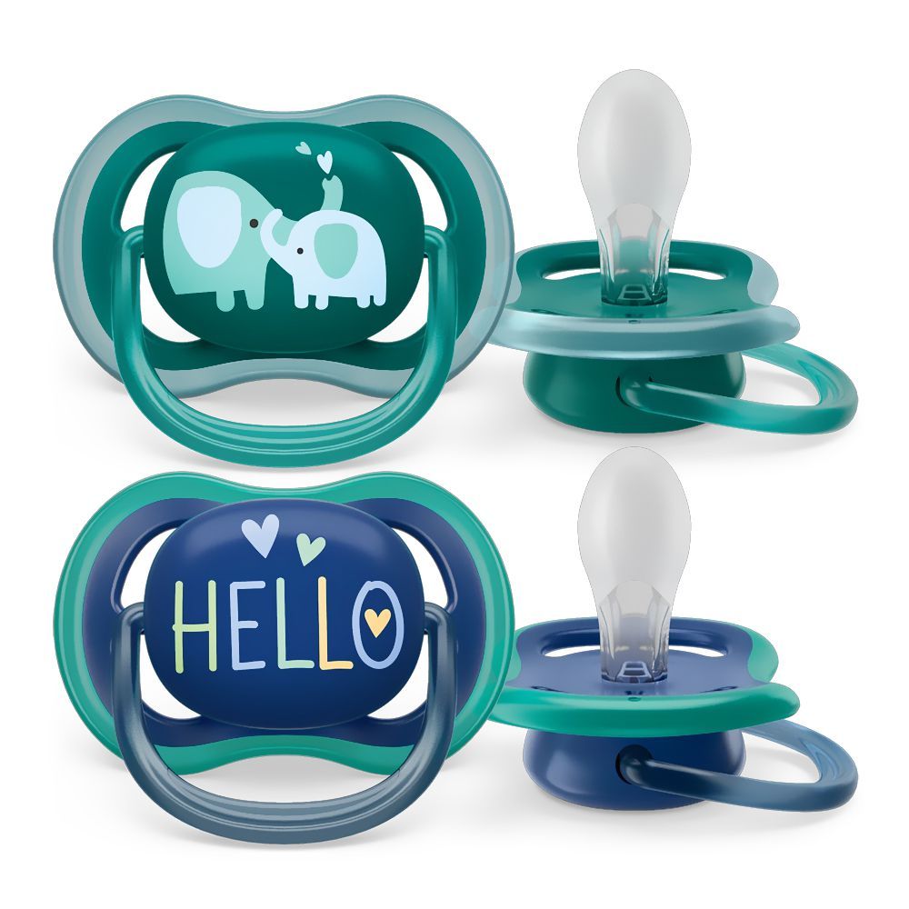 Avent Ultra Air Soothers, For 18 Months+ BPA Free, SCF349/18, 2-Pack - Main Image