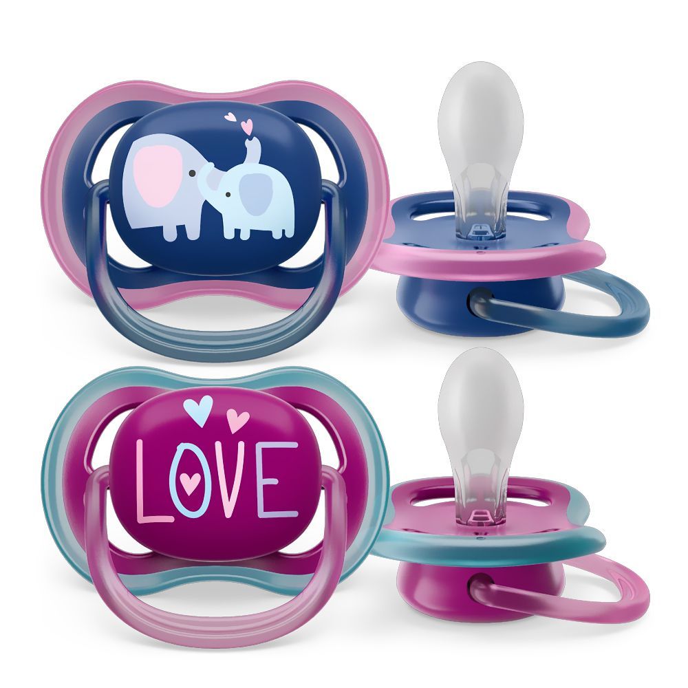 Avent Ultra Air Soothers, For 18 Months+ BPA Free, SCF349/22, 2-Pack - Main Image